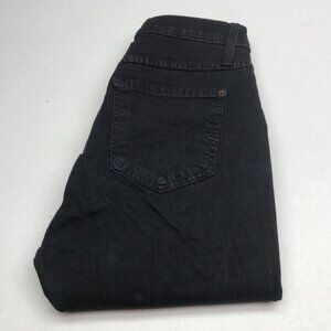 BLACK SECOND YOGA HIGH-RISE STRAIGHT LEG JEANS 2/26x29 ⭐️